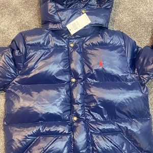 Polo Ralph Lauren Dark Blue Puffer Coat